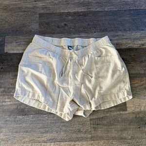 Old Navy Women's Cream Athletic Shorts